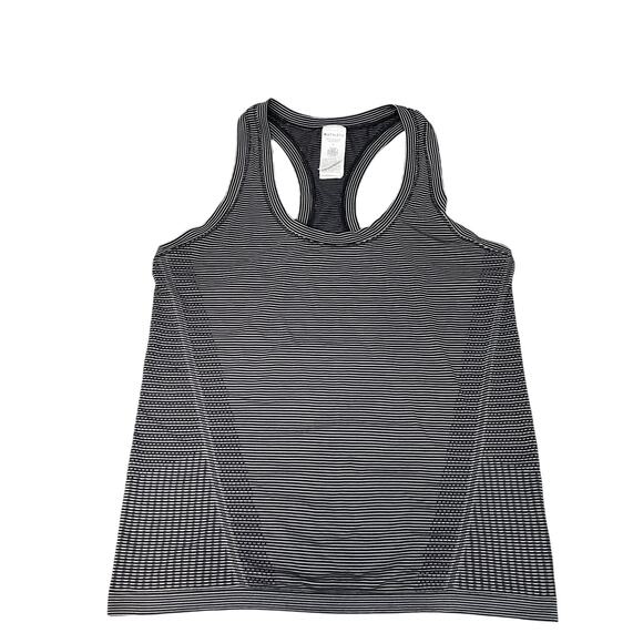 ATHLETA | Momentum Seamless Tank Striped Black White Sz M - Picture 2 of 7